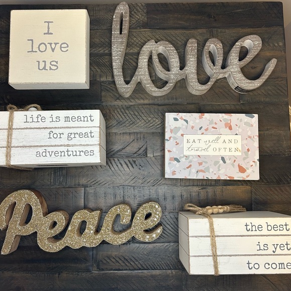 Home decor accent/sign/display, Peace - Picture 4 of 5
